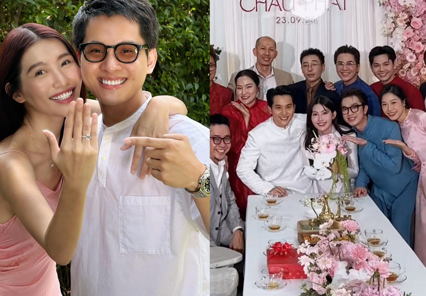 Á hậu đình đám Vbiz bí mật làm lễ dạm ngõ với bạn trai CEO: Không rầm rộ mà sang xịn hết nước chấm