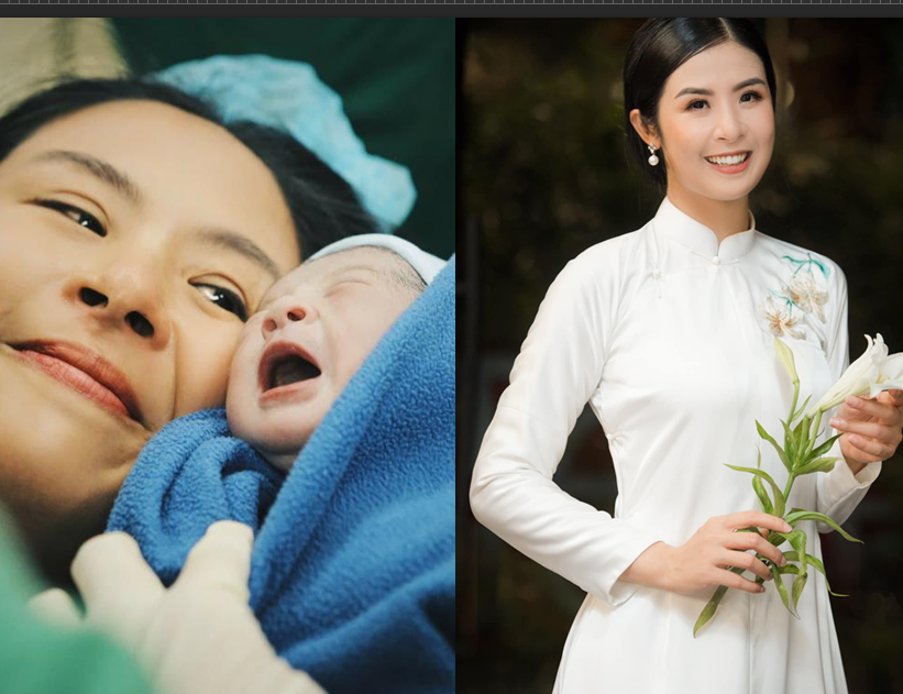 Hoa hậu Ngọc Hân sinh con đầu lòng, rơi vào ca hiếm 1/80.000 khiến ai cũng bất ngờ