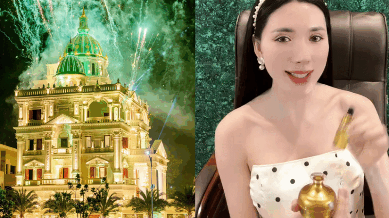 Ngân Collagen – “Phú bà tíc tóc” sống trong lâu đài 500 tỷ: Mỗi cl:ip khoe đời sang chảnh đều triệu view, hàng hiệu phủ kín người