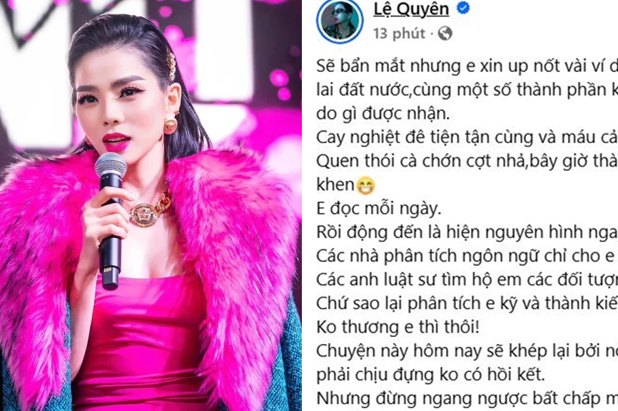 Lệ Quyên nói thẳng lý do văng tục sau làn sóng chỉ trích: “Đọc comment antifan cay nghiệt tới mức máu không dồn lên não”