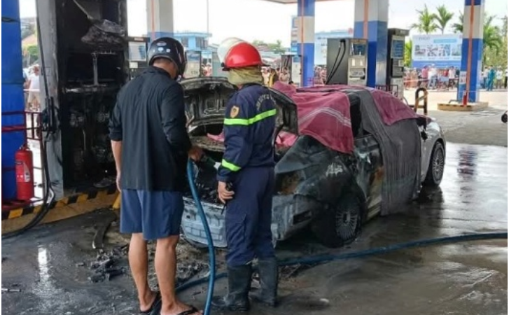 Rõ trách nhiệm của tài xế trong vụ ô tô b:ốc ch::áy ở cây xăng tại Đà Nẵng: Luật sư giải thích tính chất vụ việc