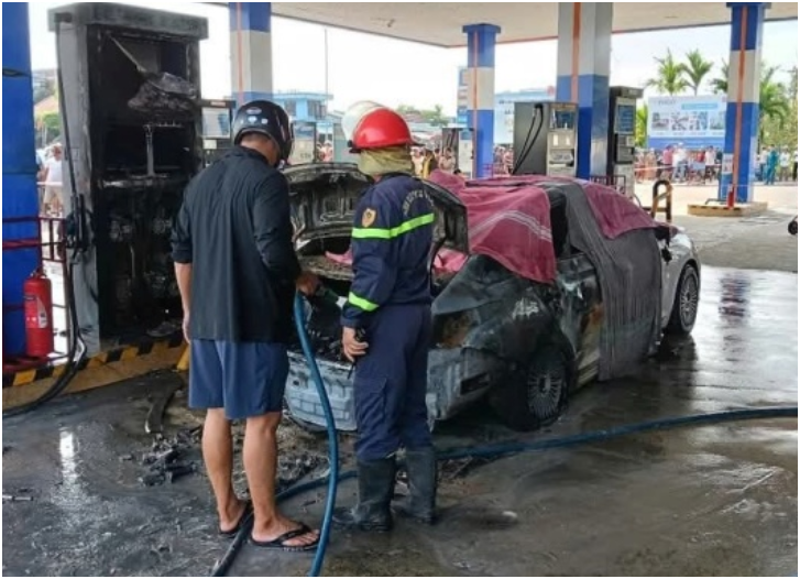 Rõ trách nhiệm của tài xế trong vụ ô tô b:ốc ch::áy ở cây xăng tại Đà Nẵng: Luật sư giải thích tính chất vụ việc