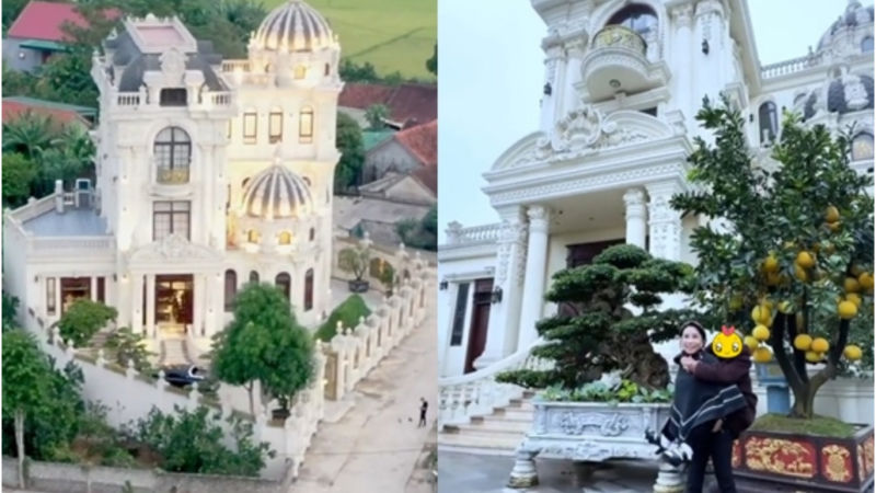 Rò rỉ hình ảnh bên trong căn biệt thự của Mailisa xây để báo hiếu mẹ: “Không ngờ thành ra thế này rồi”