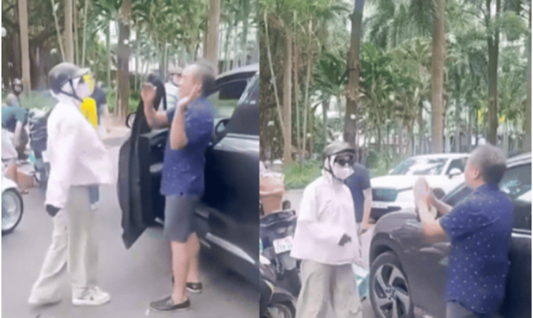 Bứ:c x:úc một phụ nữ lao vào chưởi bới tài xế ô tô đáng tuổi cha mình: Xưng hô m:ày t:ao, còn nói 1 câu rất nặng nề